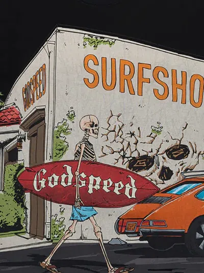 Godspeed Graphic T-shirt In Black