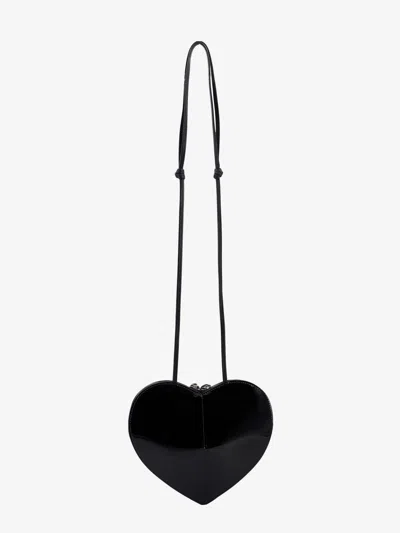 Alaïa Alaia Women Le Coeur Patent Leather Crossbody Bag In Black