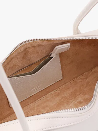 Alaïa Alaia Women Le Teckel Leather Crossbody Bag In White