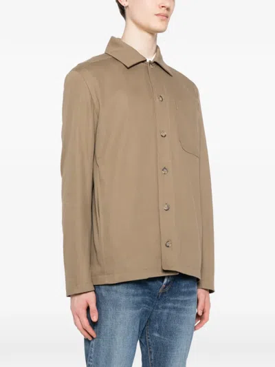 Apc Jeffray Jacket In Brown