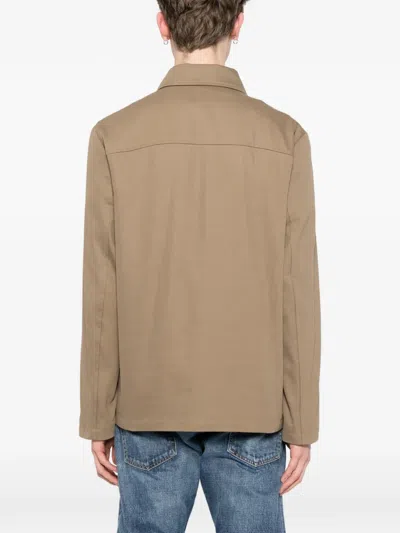 Apc Jeffray Jacket In Brown