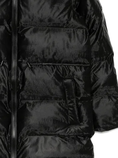 Rains Alta Puffer Jacket In Black