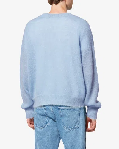 Isabel Marant Drany Graphic Pullover In Blue