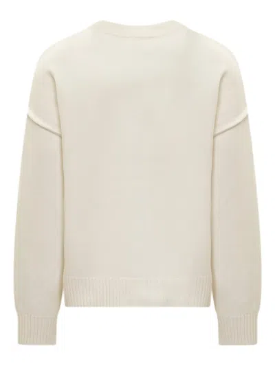 Ami Alexandre Mattiussi Ami De Coeur Cardigan In White