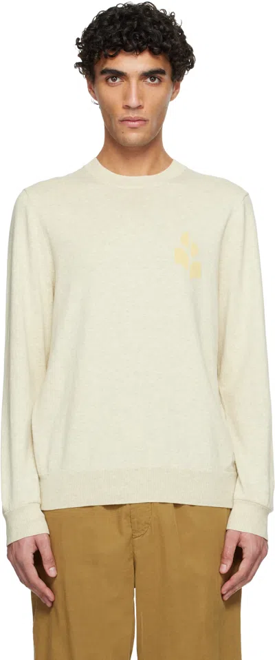 Isabel Marant Antea Logo-detail Pullover In White