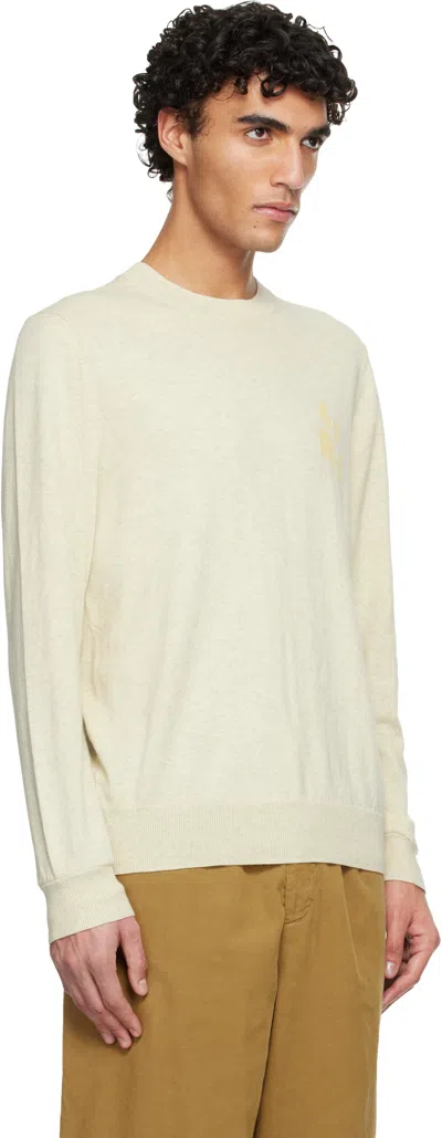 Isabel Marant Antea Logo-detail Pullover In White