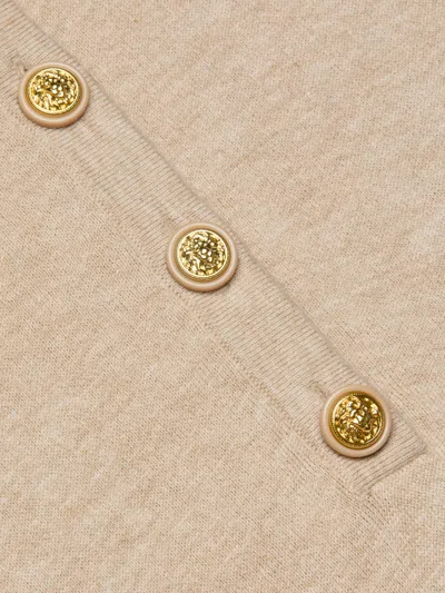 L'agence Ronda Knit Henley Top In Neutral