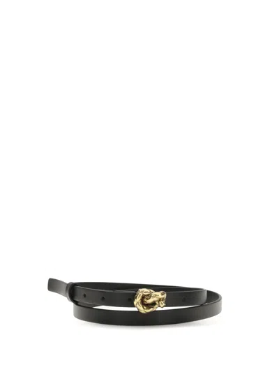 Bottega Veneta Knot Belt Women In Yellow