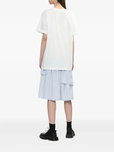 3.1 Phillip Lim Ruffled Overlay Dress In White