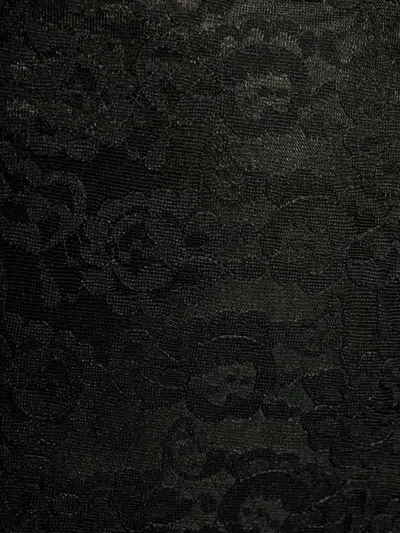 Dolce & Gabbana Lace Shorts High Waist Above Knee Hem In Black