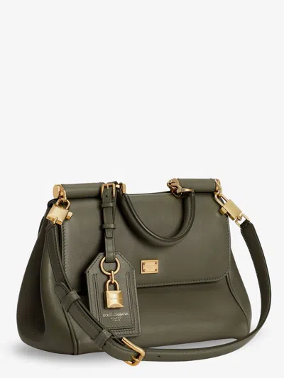 Dolce & Gabbana Women My Sicily Leather Crossbody Bag In Brown