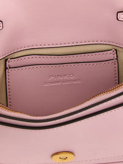 Pinko Pocket Love One Crossbody Bag In Pink