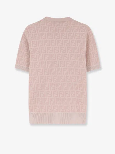 Fendi Women Ff Wool And Silk Sweater In Multi