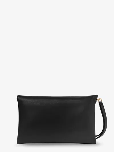 Fendi Women Mamma Baguette Leather Crossbody Bag In Black