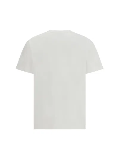 Givenchy White T-shirt With Maxi Logo On The Front In Cotton Man In Neutral