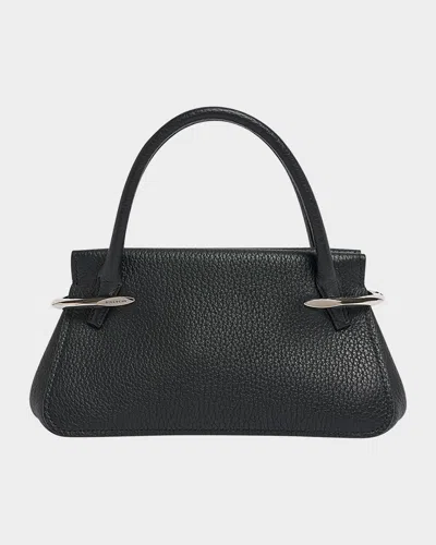 Givenchy Pinch Mini Top-handle Bag In Grain Leather In Black