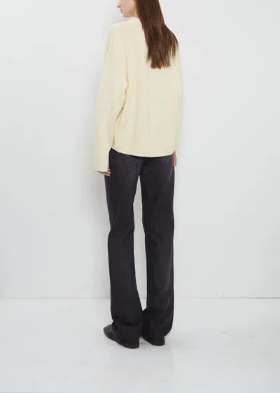 Loulou De Saison Anton Cashmere Crewneck Sweater In Neutral