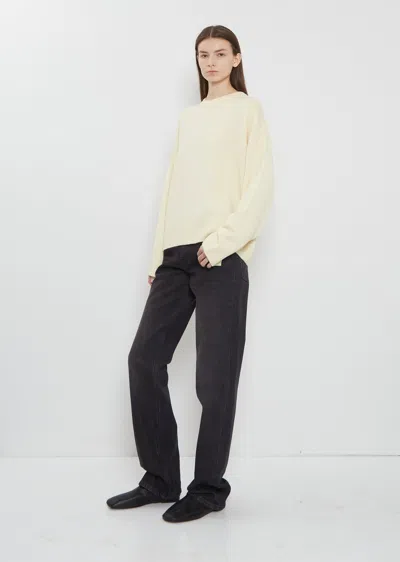 Loulou De Saison Anton Cashmere Crewneck Sweater In Neutral