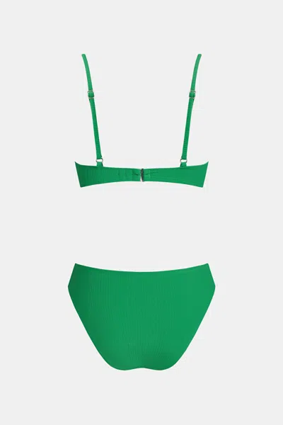 Cupshe Coral Cay Green Bikini Set In Green