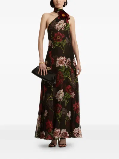 Oscar De La Renta Knot Clutch Bag In Black