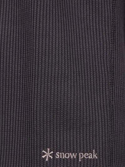 Snow Peak Dry Thermal Long-sleeve T-shirt In Black