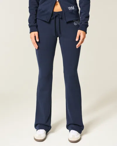 Hollister Number Graphic Bootcut Sweatpants In Animal Print