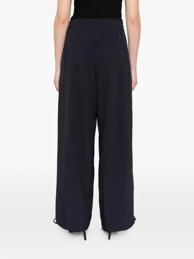 Off-white Black Active Double Arrow Nylon Track Pants In Black