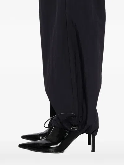 Off-white Black Active Double Arrow Nylon Track Pants In Black
