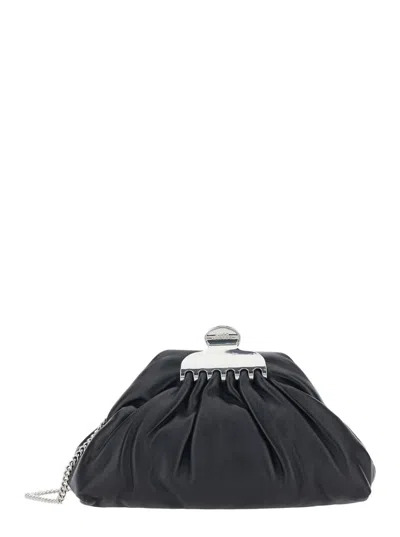 Marc Jacobs The Small Claw Clip Clutch In Black