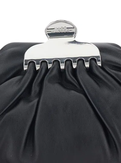 Marc Jacobs The Small Claw Clip Clutch In Black