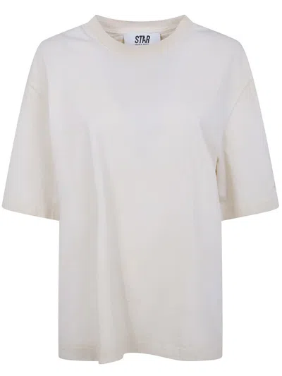 Golden Goose Star Unisex Relaxed Fit Jersey T Shirt In White