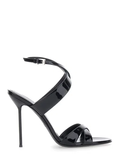 Paris Texas Round-toe High-heeled Sandals In Black