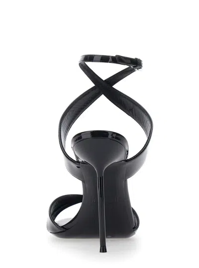 Paris Texas Round-toe High-heeled Sandals In Black