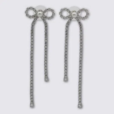 Self-portrait Bijoux Argento In Gray