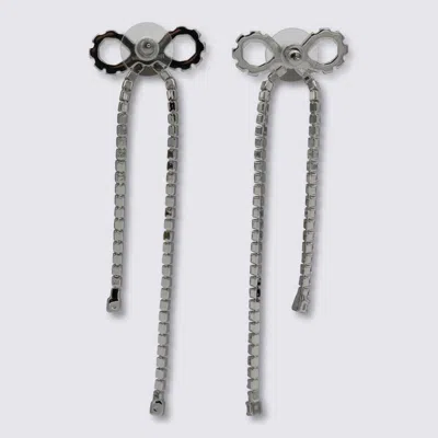 Self-portrait Bijoux Argento In Gray