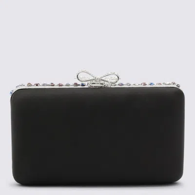 Self-portrait Crystal Embellished Clutch In Multi