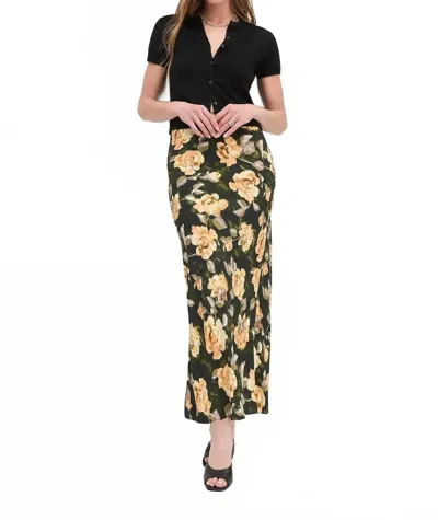 Favorite Daughter Floral Pull On Maxi Skirt In Golden Flowerbed In Multi