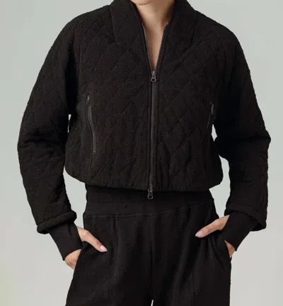 Sundays Marlow Bomber Jacket In Black In Black