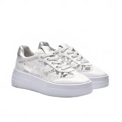 Softwaves Women's Maya Mesh Platform Sneakers In Ice In White