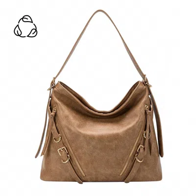 Melie Bianco Women's Sloane Recycled Vegan Shoulder Bag In Tan In Brown