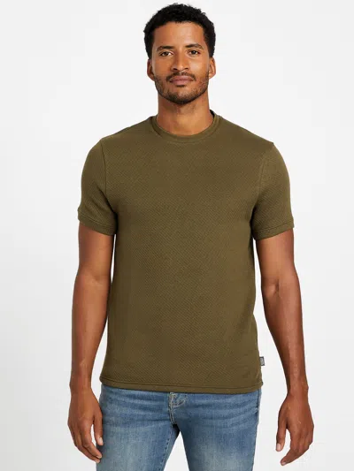 Guess Factory Bruno Crewneck Tee In Green