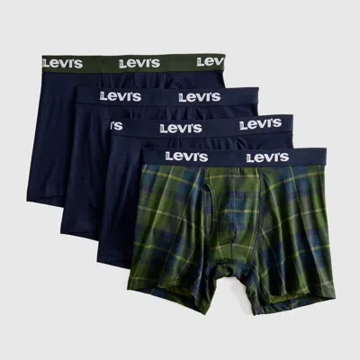 Levi's Plaid Boxer Briefs (4-pack) In Multi