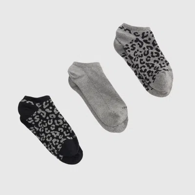 Levi's Low Cut Leopard Socks (3-pack) In Multi