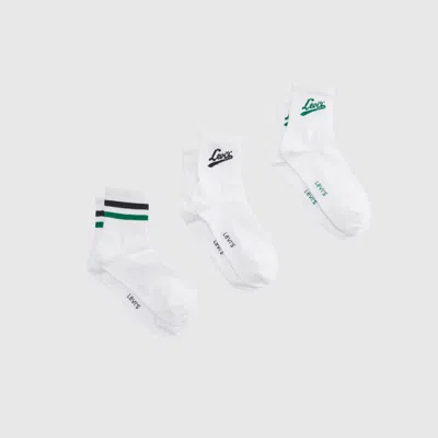 Levi's Short Cut Graphic Logo Socks (3-pack) In Multi