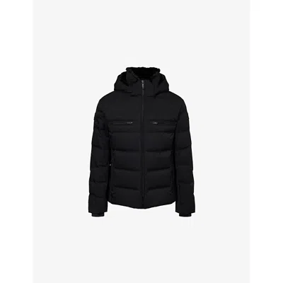 Fusalp Mens Noir Berlioz Hooded Shell-down Puffer Jacket In Black