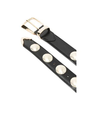 Khaite Stud-detailed Buckled Belt In Brown