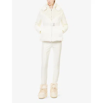 My Sunday Ski Womens Snow Sparkle White Slalom Ski Trousers Xs In Multi