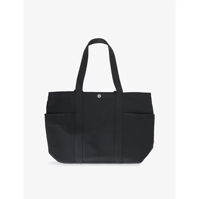 Lululemon Womens Black Day Multi-pocket Nylon Tote Bag In Black