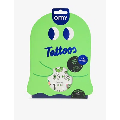 Omy Multi Glow In The Dark Temporary Tattoos In Multi