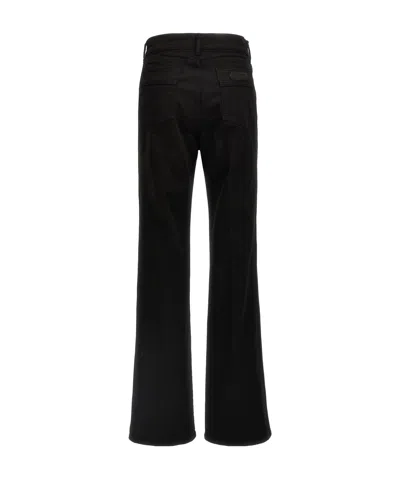 Tom Ford Logo-patch Flared Jeans In Black